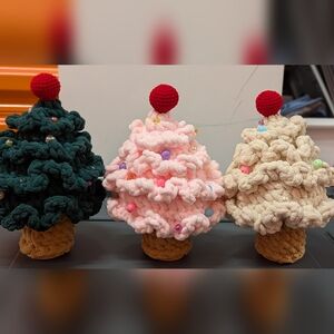 Handcrafted Holiday Decor Crochet Christmas Tree